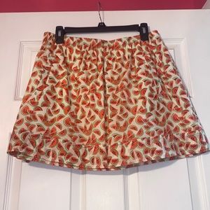 J. Crew Watermelon Skirt